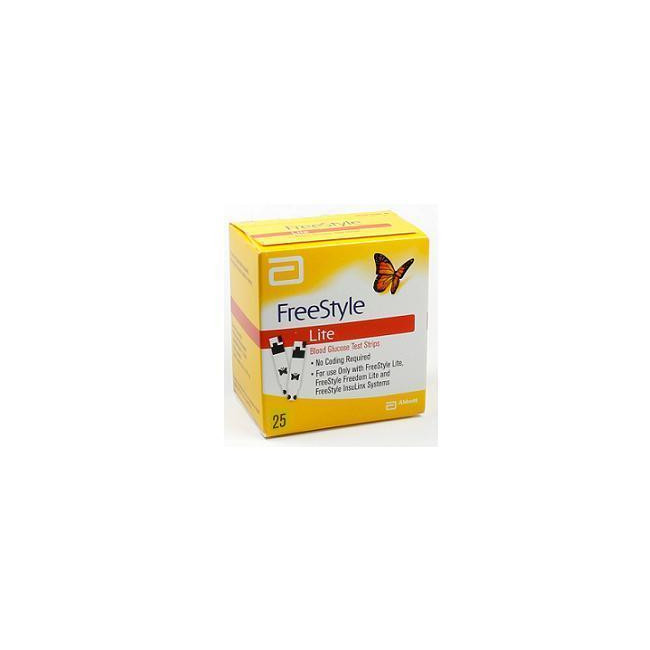 STRISCE MISURAZIONE GLICEMIA FREESTYLE LITE 25 PEZZI STRISCE MISURAZIONE GLICEMIA FREESTYLE LITE 25 PEZZI