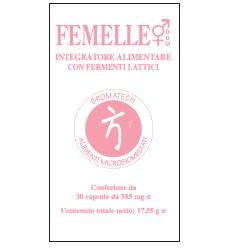 Confezione da 30 capsule di Bromatech Femelle Integratore di fermenti lattici per benessere intestinale