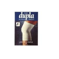 GINOCCHIERA ELASTICA DUPLA COLORE BIANCO MISURA EXTRALARGE