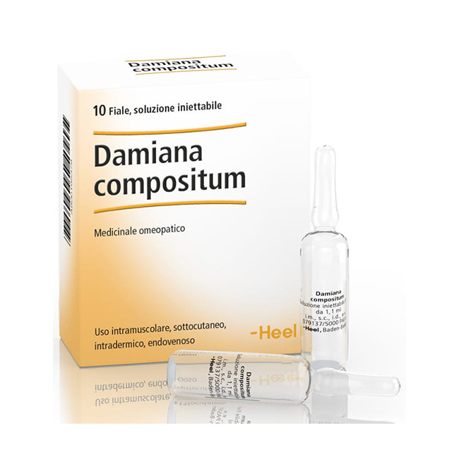 DAMIANA COMPOSITUM 10 FIALE DA 2,2 ML L'UNA DAMIANA COMPOSITUM 10 FIALE DA 2,2 ML L'UNA