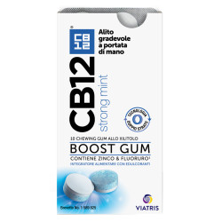 CB12 Boost Menta Forte Senza Zucchero 10 Chewing-Gum
