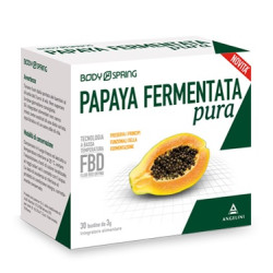 Angelini Body Spring Papaya Fermentata Pura Integratore Alimentare 30 Bustine