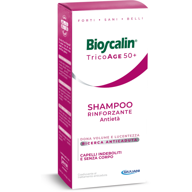 BIOSCALIN TRICOAGE SHAMPOO RINFORZANTE ANTIETA' 200 ML BIOSCALIN TRICOAGE SHAMPOO RINFORZANTE ANTIETA' 200 ML