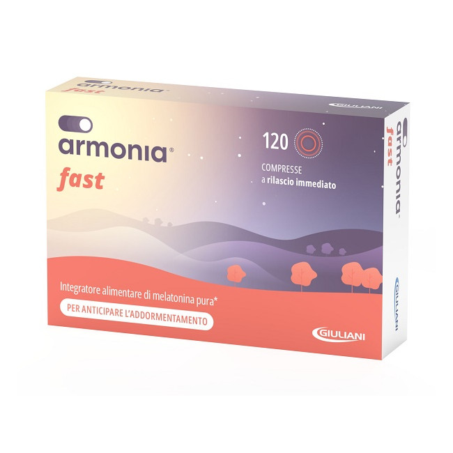 ARMONIA FAST 1 MG MELATONINA 120 COMPRESSE ARMONIA FAST 1 MG MELATONINA 120 COMPRESSE