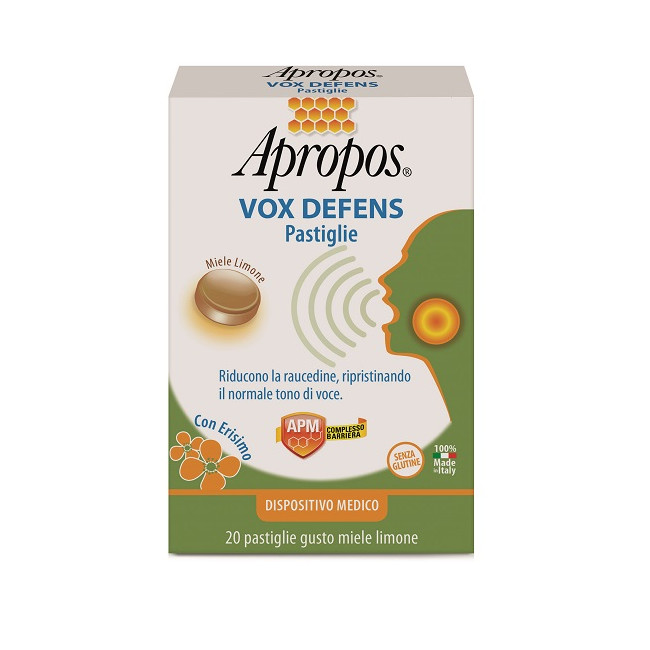 Apropos Gola Defens Pastiglie Miele Limone 20 Pastiglie Apropos Gola Defens Pastiglie Miele Limone 20 Pastiglie