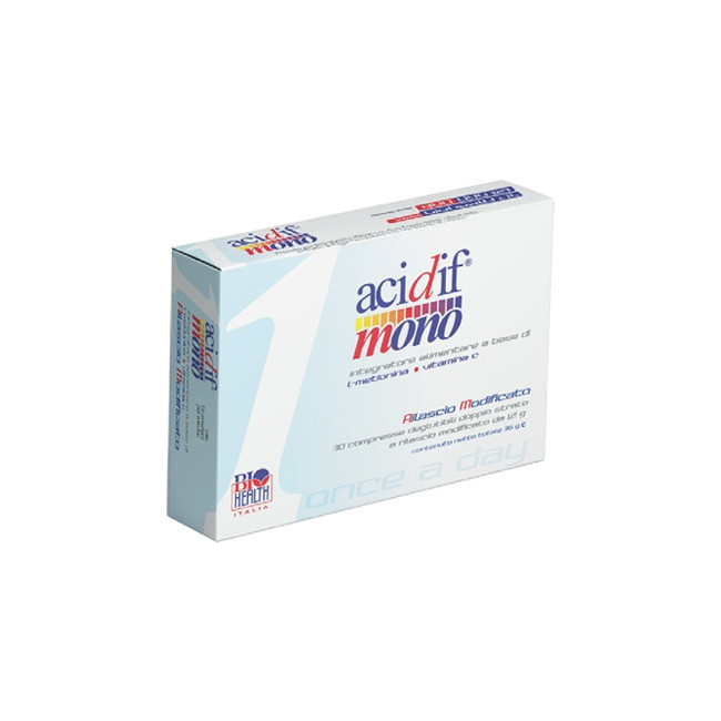 Acidif Mono Integratore Alimentare 30 Compresse Acidif Mono Integratore Alimentare 30 Compresse