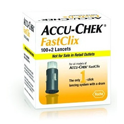 LANCETTE PUNGIDITO ACCU-CHEK FASTCLIX 100 + 2 PEZZI