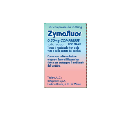 Zymafluor 0,50mg 100 Compresse Zymafluor 0,50mg 100 Compresse