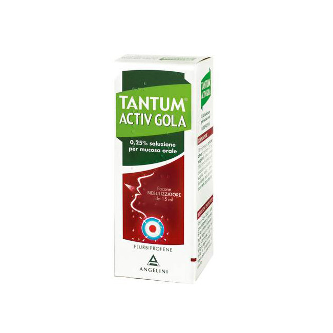 Angelini Tantum Activ Gola Nebulizzatore Per Mal Di Gola Spray 15ml Angelini Tantum Activ Gola Nebulizzatore Per Mal Di Gola Spray 15ml