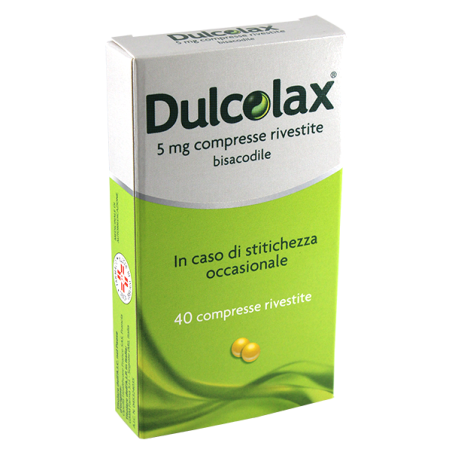 Dulcolax 40 Compresse Rivestite 5mg Dulcolax 40 Compresse Rivestite 5mg