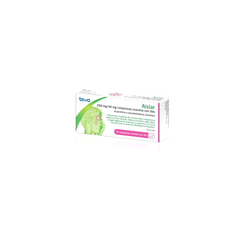 Aislar 24 Compresse Rivestite 200mg+30mg Aislar 24 Compresse Rivestite 200mg+30mg