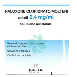 Naloxone Cloroidrato MOLTENI  0,4mg  1 Fiala 1ml
