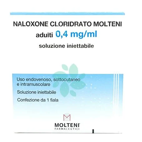 Naloxone Cloroidrato MOLTENI  0,4mg  1 Fiala 1ml