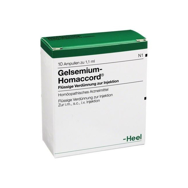 Gelsemium Homac 10f 1,1ml Heel