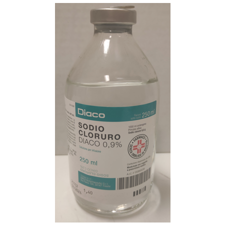 SODIO CLORURO DIACO*0,9% 250ML