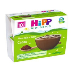 HIPP BIO MERENDA AL LATTE CACAO 4X100 G
