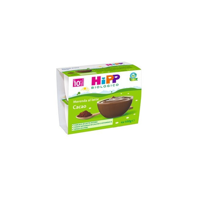 HIPP BIO MERENDA AL LATTE CACAO 4X100 G