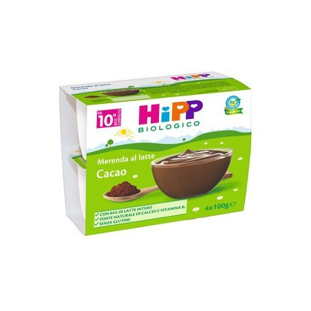 HIPP BIO MERENDA AL LATTE CACAO 4X100 G