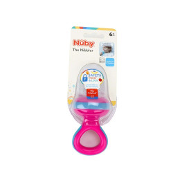 NUBY NIBBLER-SACCHETTINO PER SUZIONE FRUTTA CON CAPPUCCIO