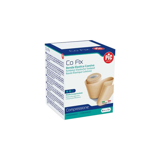 BENDA ELASTICA PIC CO FIX AUTOADESIVA 12X5CM MEDIUM