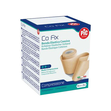 BENDA ELASTICA PIC CO FIX AUTOADESIVA 12X5CM MEDIUM