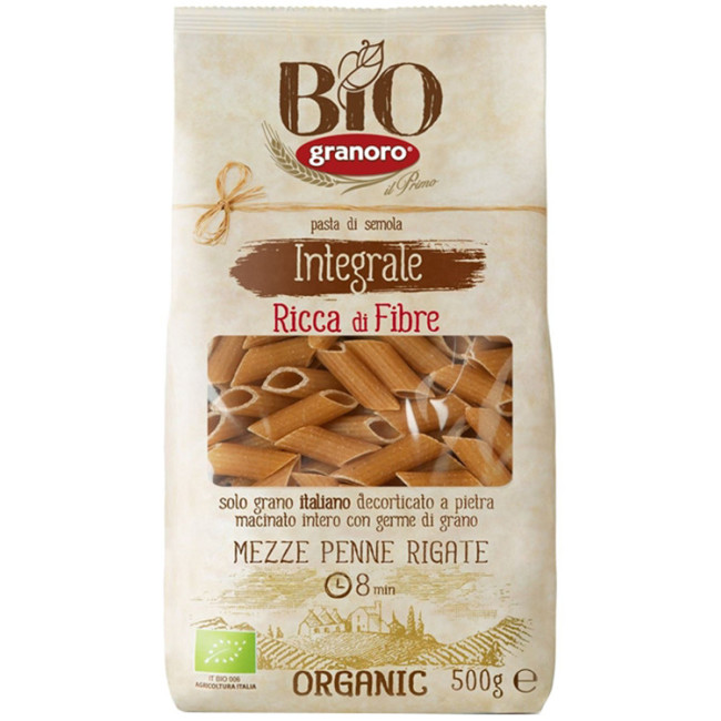 BIOLOGICA INTEGRALE GRANORO MEZZE PENNE RIGATE 500 G