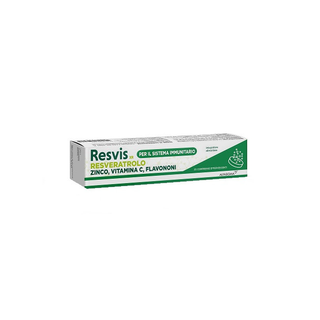 RESVIS XR ALFASIGMA 20 COMPRESSE EFFERVESCENTI DA 4 G RESVIS XR ALFASIGMA 20 COMPRESSE EFFERVESCENTI DA 4 G