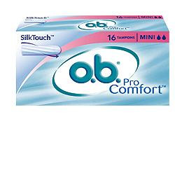 O.B.® ProComfort™ Mini Il Miglior Assorbente Interno Con Cui Iniziare 16 Pezzi