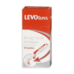Levotuss sciroppo 10 bustine 60mg/10ml
