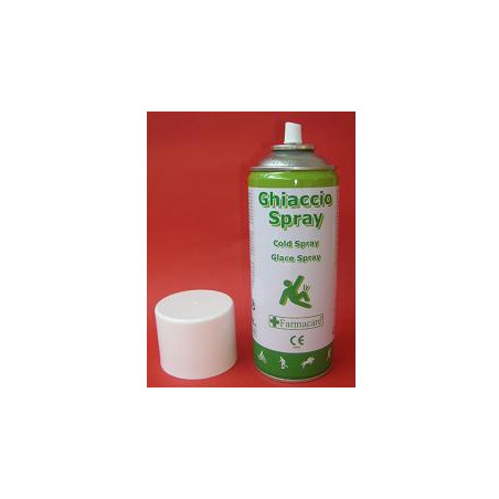 GHIACCIO SPRAY INDICATO IN TUTTI I CASI DI TRAUMA PER LENIRE IL DOLORE E PER PREVENIRE LA FORMAZIONE DI EMATOMI, GONFIORI, ECC. 