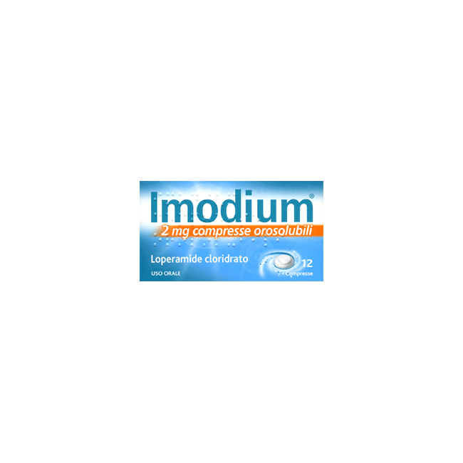 IMODIUM*12CPR OROSOL 2MG IMODIUM*12CPR OROSOL 2MG